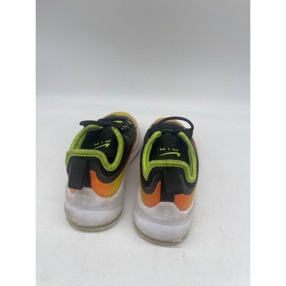Nike Kids Air Max Axis LU2 Black Volt Orange Slip- On Shoe Size 10C - Picture 7 of 10
